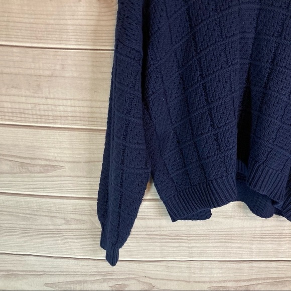 RACHEL Comey x Target Navy Knitted V-Neck Pullover Sweater - Picture 5 of 15